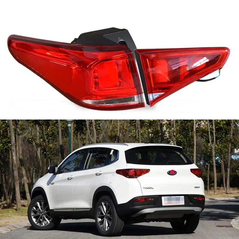 

For Chery Tiggo 7 2016 2017 2018 2019 Car Accessories Tail light assembly Reverse lights turn signal brake lights taillight