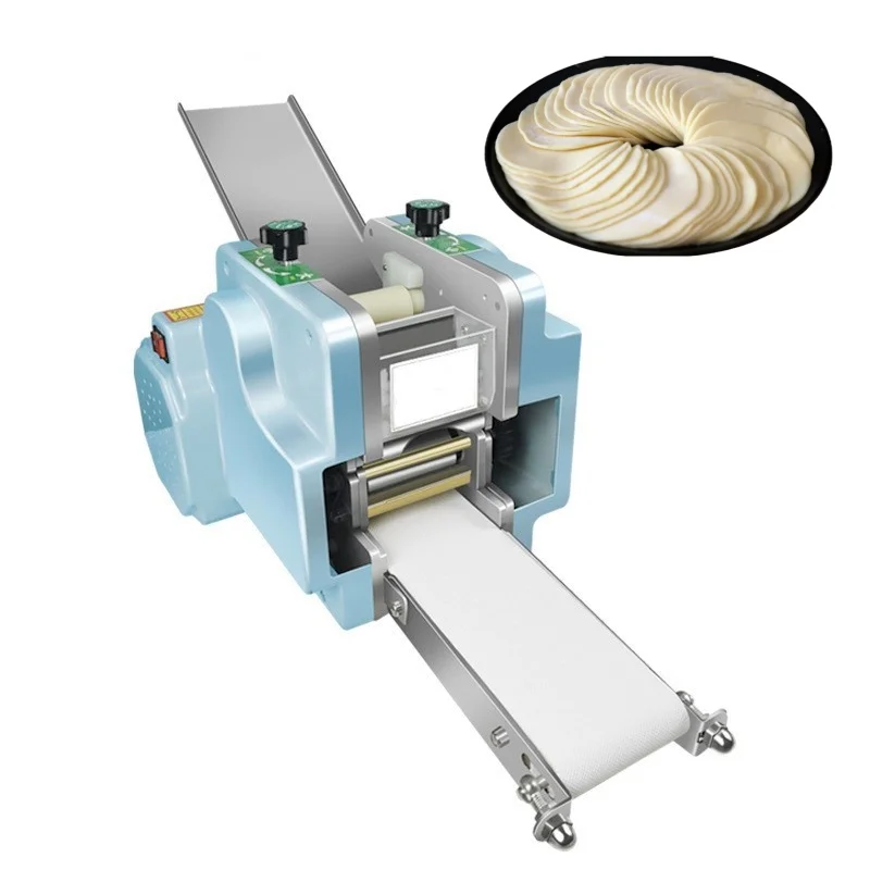 Automatic Dumpling Machine Square Round Triangle Wonton Wrapper Forming Machine Samosa Maker Machine for Small Business