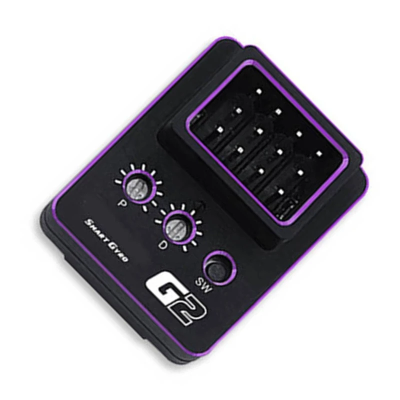 G2 Dual System Assisted Drift Car Gyroscope 8.4V High Voltage Suitable For 1/10 RC Remote Drift Car Aluminum Case D