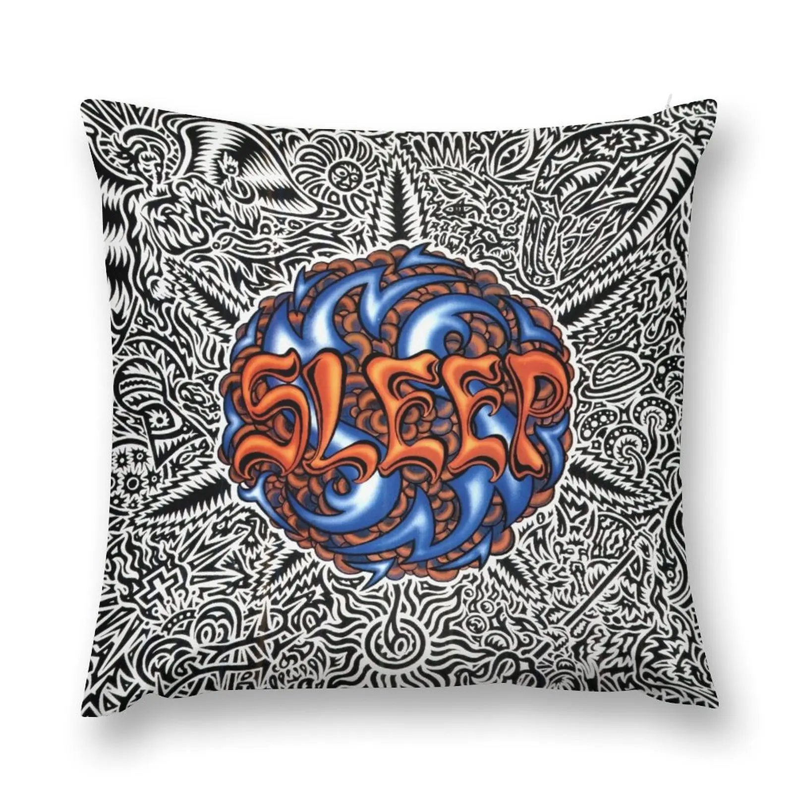 Steep stoner sludge metal band - Holy mountain album cover Dragonaut Throw Pillow Plaid Sofa Custom Cushion Photo pillow