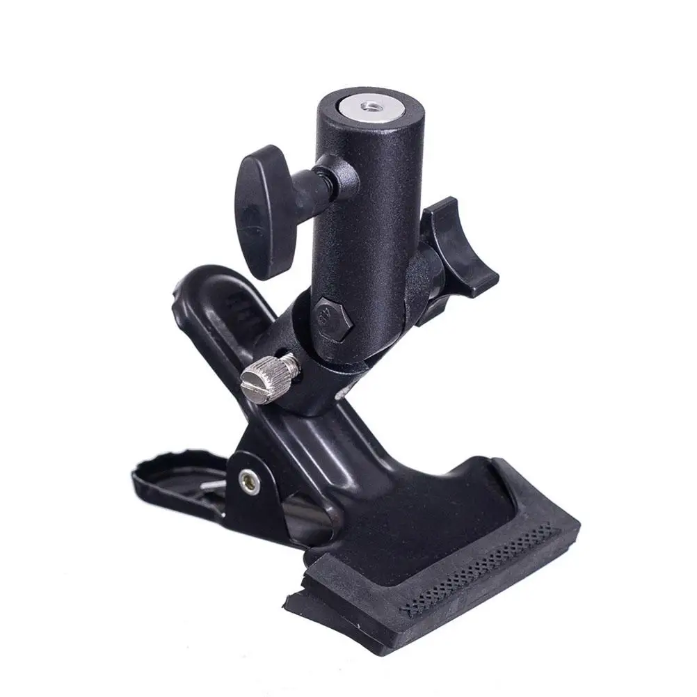 

Universal Flash Bracket Reflectors Holder Clamp Light Stand Background Studio Photography Accessories Powerful Spring
