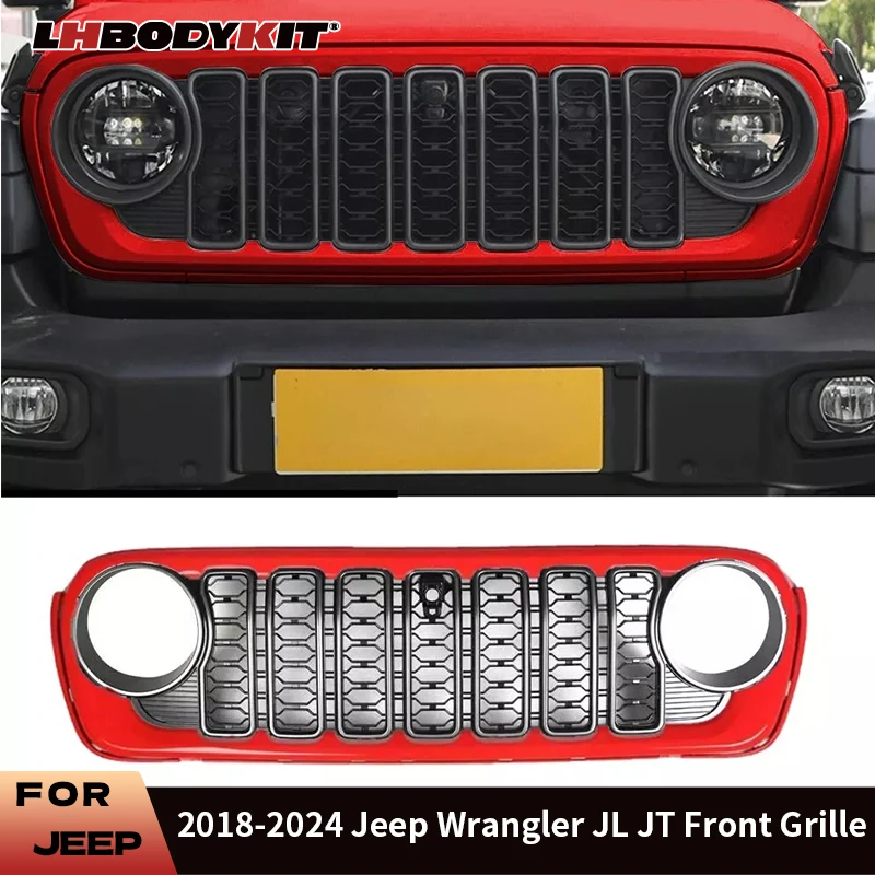 2018-2024 Jeep Wrangler JL JT ABS Plastic a Variety of Colors Car Front