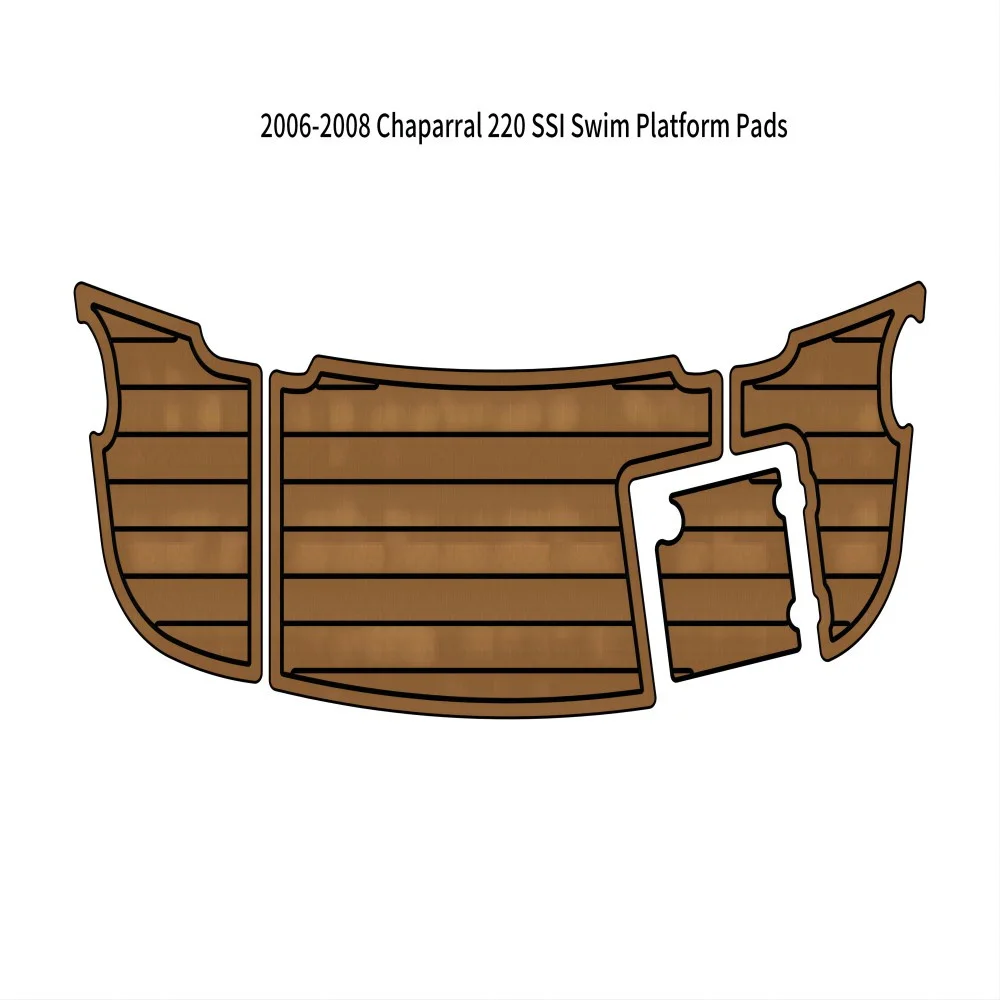 

2006-2008 Chaparral 220 SSI Swim Platform Boat EVA Foam Teak Floor Pad Mat SeaDek MarineMat Gatorstep Style Self Adhesive ZA