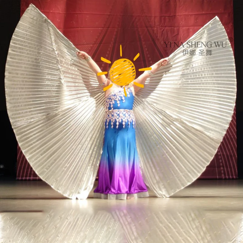 Belly Dance Wings Isis Wings Gold Belly Dance Accessories Bollywood Oriental Egyptian Sticks Costume Adult Kids Children Women