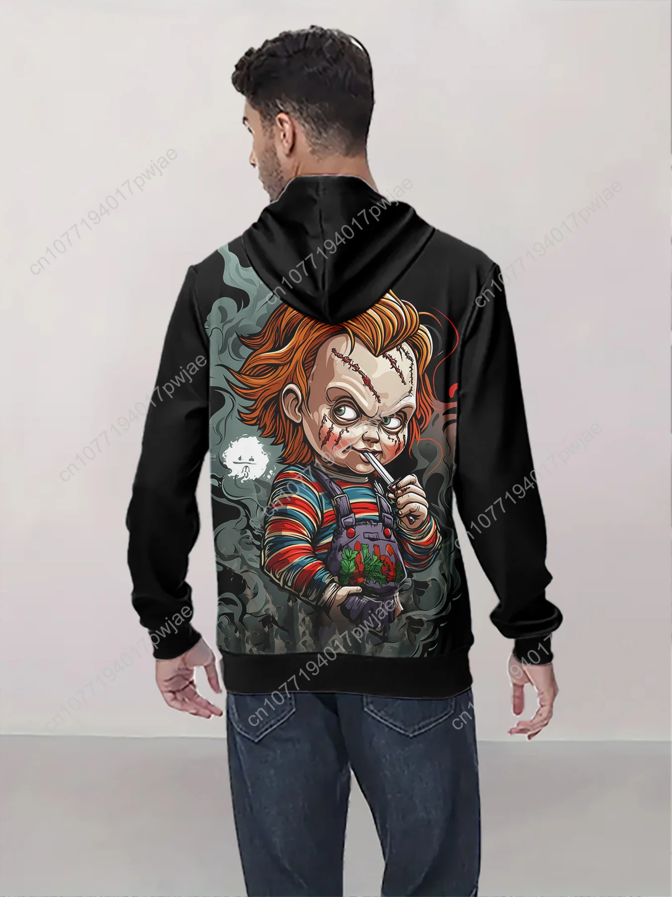New Cool Guy Funny clown 3D printed Men's casual long sleeve hoodie, Men's spring and autumn hoodie, Men's hoodie top, hoodie, c