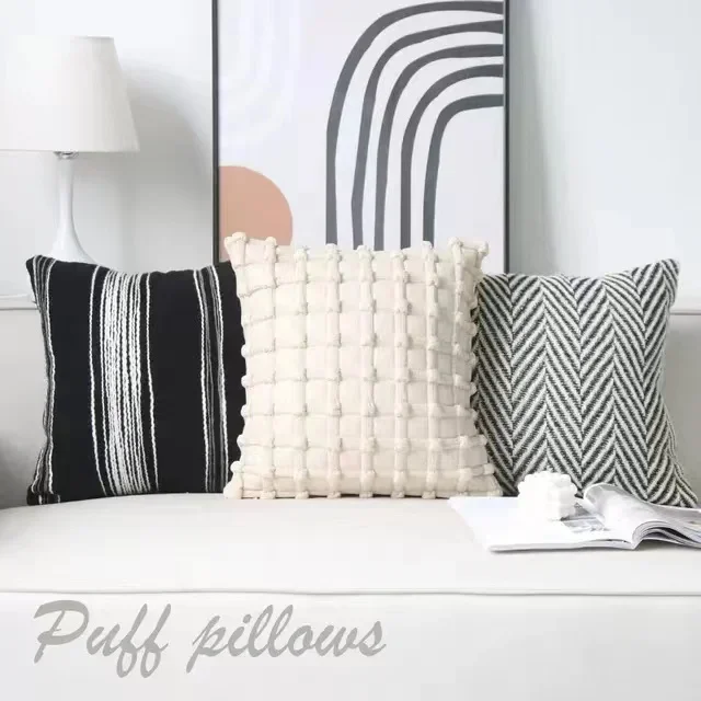 Modern Minimalism Light Luxury Pillow Cover Fashion Home Living Room Pillow Case Decorative Design sense Sofa Cushion Covers