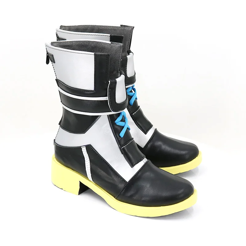 SideM Cosplay Shoes PU Leather Shoes Halloween Boots Cosplay Props Custom Made