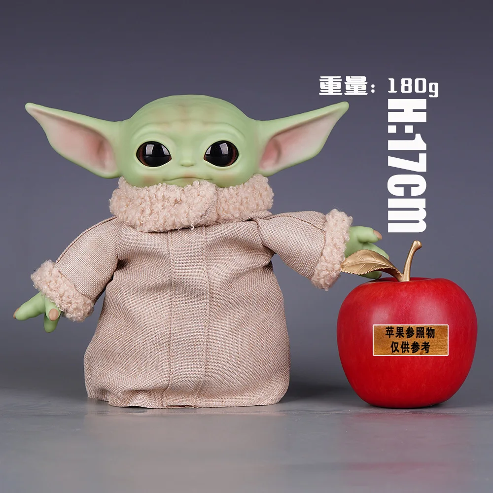 Star Wars The Child Cloth Yoda Baby 6-inch Mandalorian Grogu Doll Cartoon Cute Small Figure Toy Kids Gift