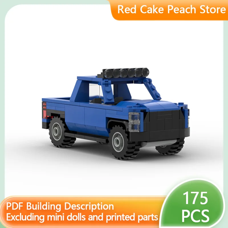 

City Car Model MOC Building Bricks F-150 Raptor Pickup Truck Modular Technology Children Holiday Gifts Assemble Toys Suit