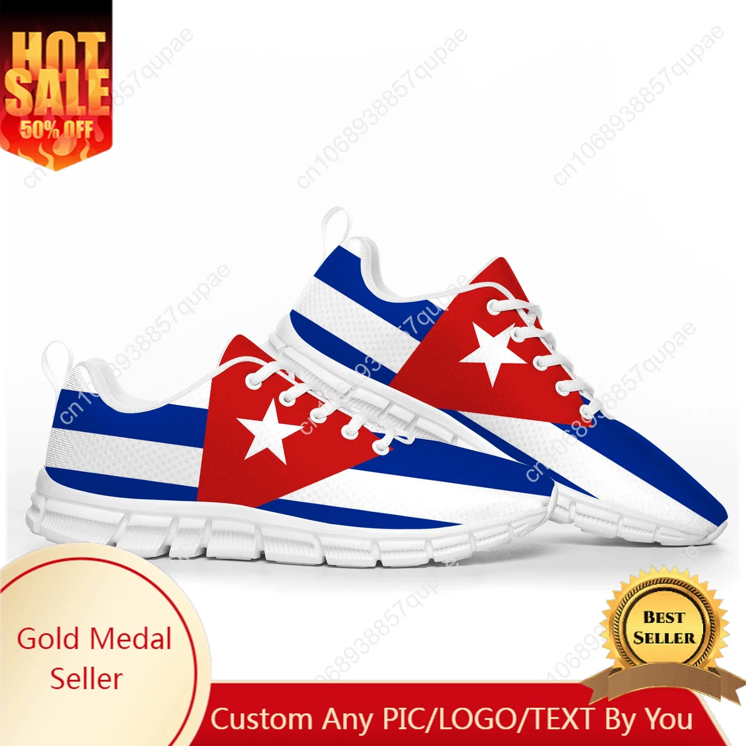 

Cuban Flag Sports Shoes Mens Womens Teenager Sneakers Cuba Fashion Funny Casual Custom High Quality Couple Shoes