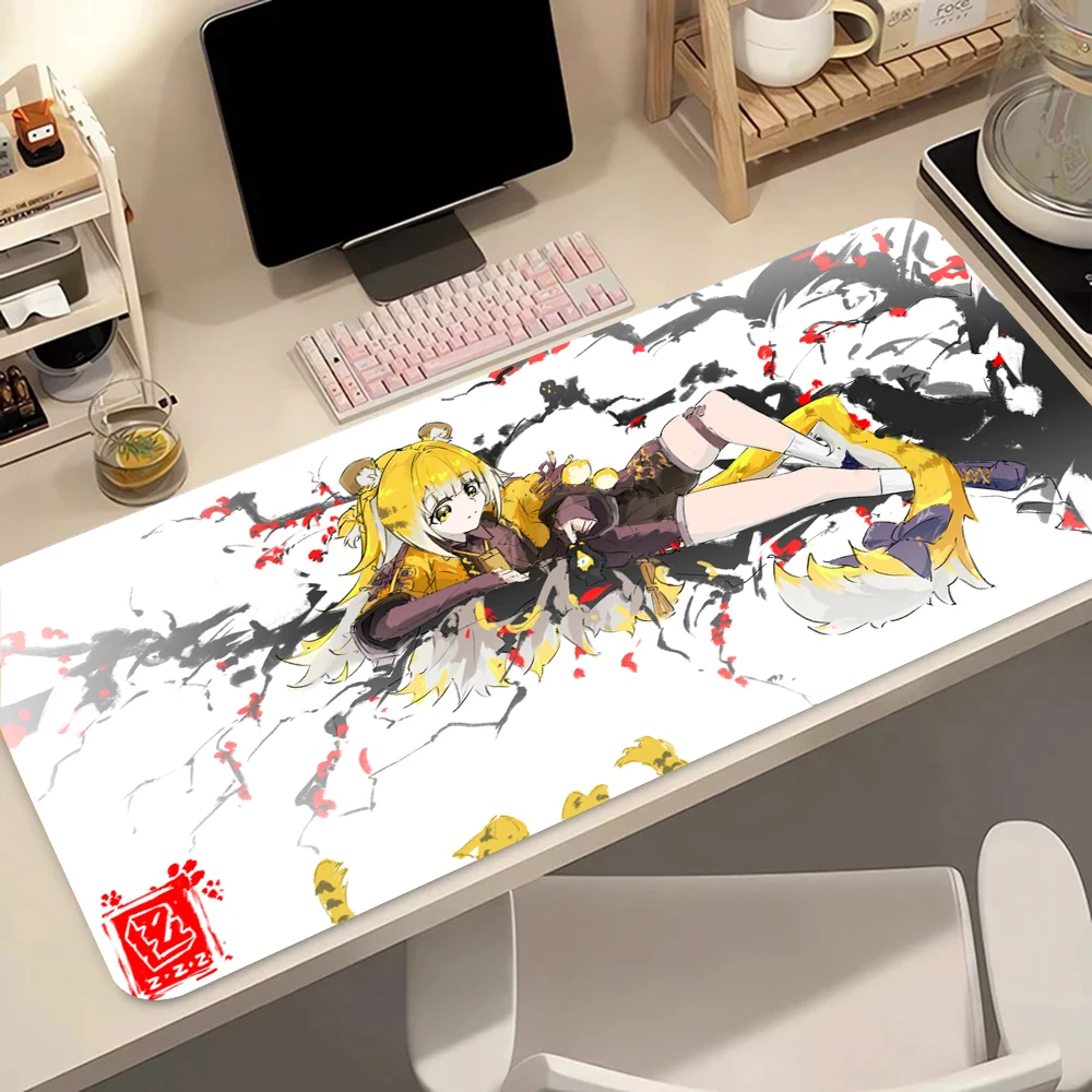 لوحة ماوس ألعاب Ju Fufu ZZZ لوحة مفاتيح ألعاب أنيمي Zenless Zone Zero Desk Mouse Mat Speed المطاط الكرتوني الكمبيوتر لوحة ماوس الكمبيوتر #1