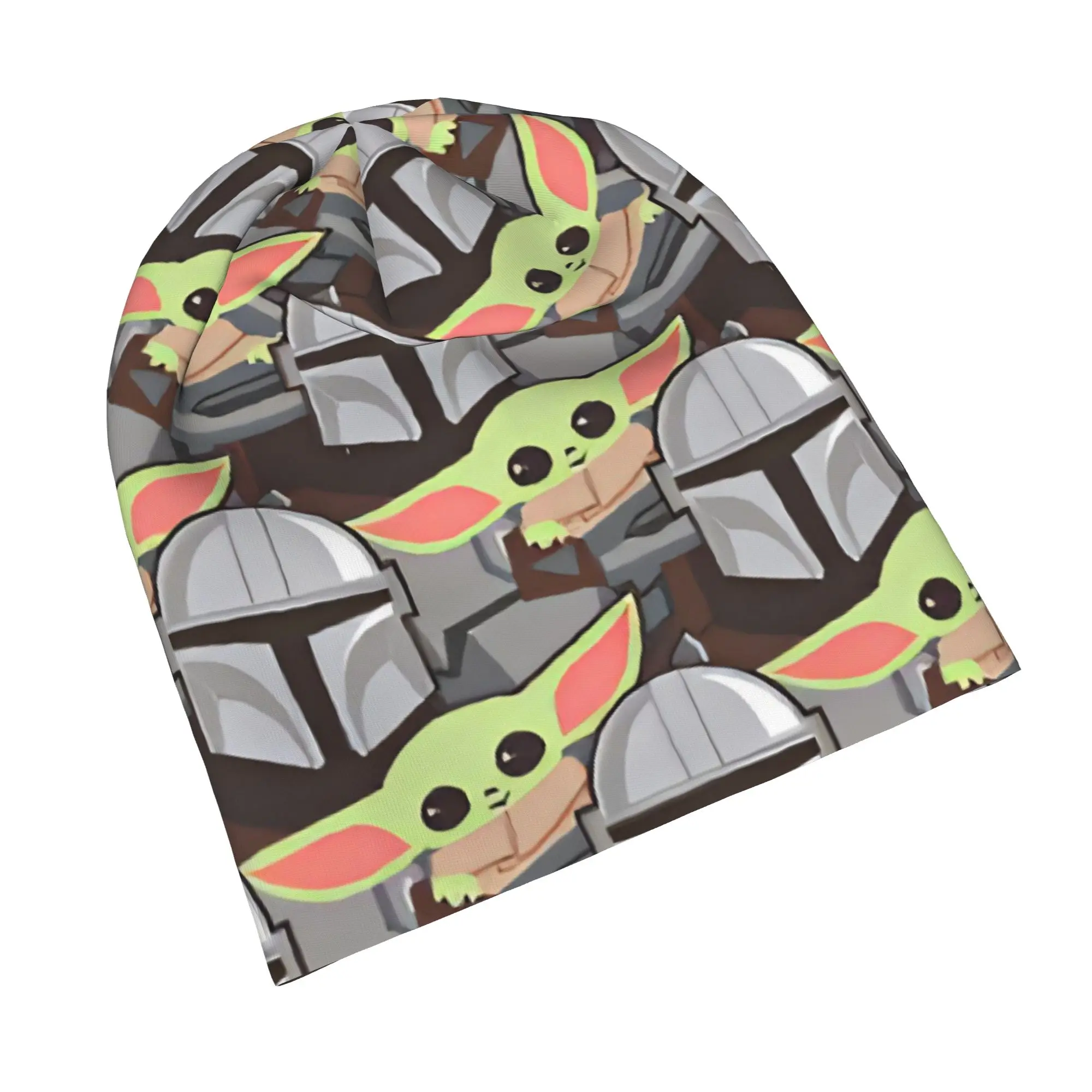 W-Warss Yoda Skullies Beanies Hats S-Stars Game Fashion Unisex Ski Caps Warm Thermal Elastic Bonnet Hat