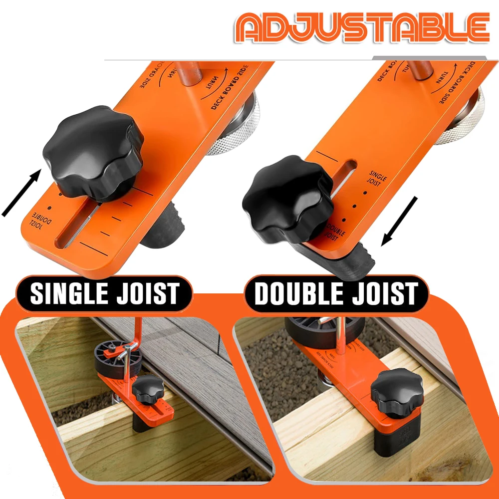 Deck Board Straightening Tool Board Bender Universal Bowl Holder Composite Decking Boards Suitable for Wooden and Metal Joints
