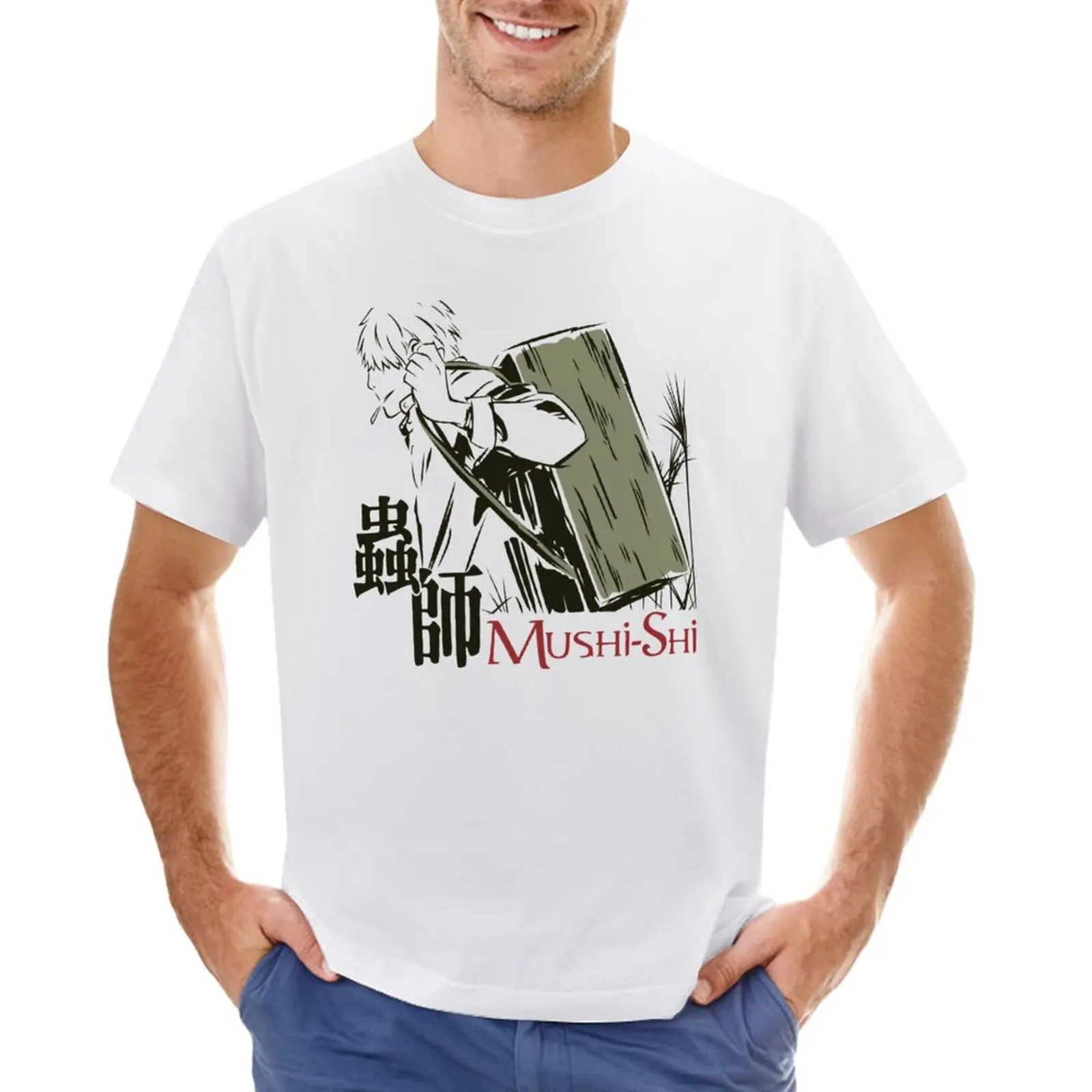 

Mushishi T-Shirt sweat kawaii clothes men workout shirt