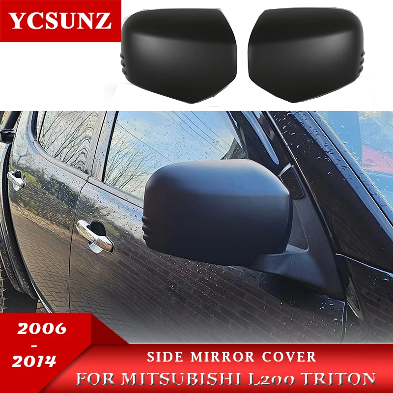 Capa do Espelho Retrovisor para Mitsubishi L200 Triton 2006-2014 Acessórios para Carro Cabine Dupla