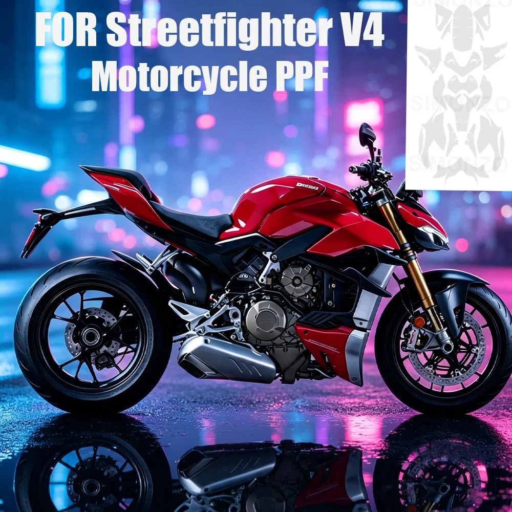 STREETFIGHTER V4 TPU PPF For DUCATI StreetfighterV4S Invisible Sticker Motorcycle Accessories Transparent Paint Protective Film