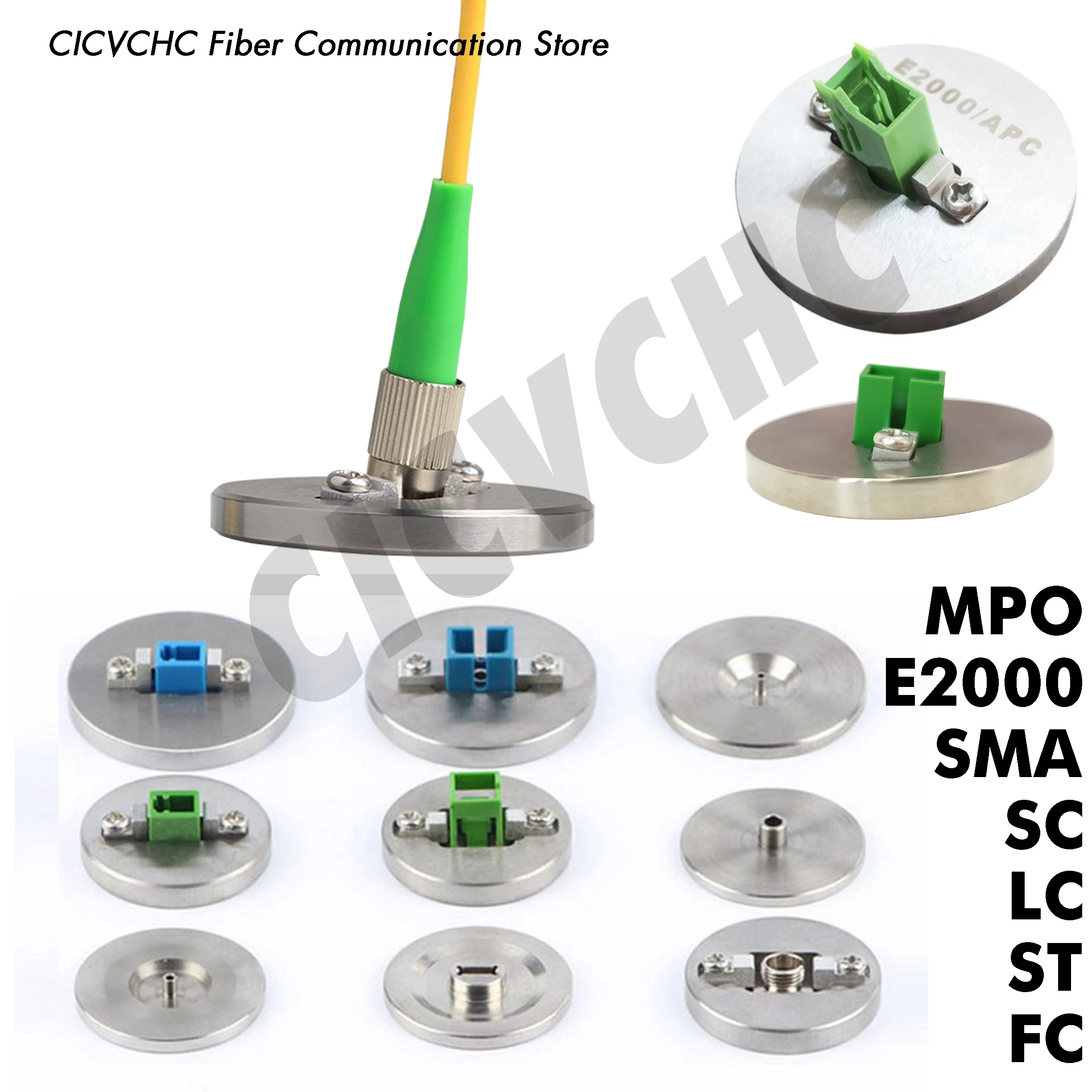 Fiber Optic Grinding Hand Polishing Disk for MPO, LSH, SC, FC, LC, ST