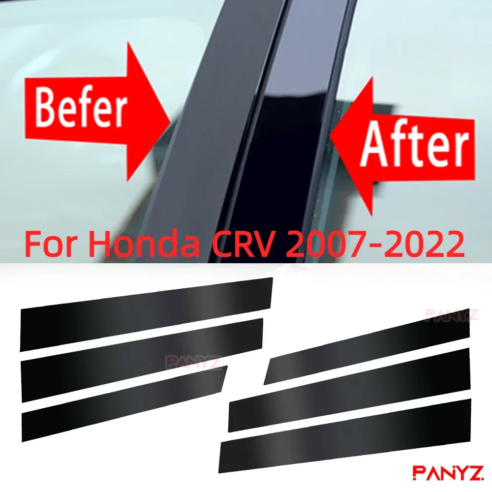 Pillar Post For Honda CRV 2007 2008 2009 2010 2011 2012 2013 2014 2015 2016 2017 2018 2019 2020 2021 2022 Car Window Door Cover