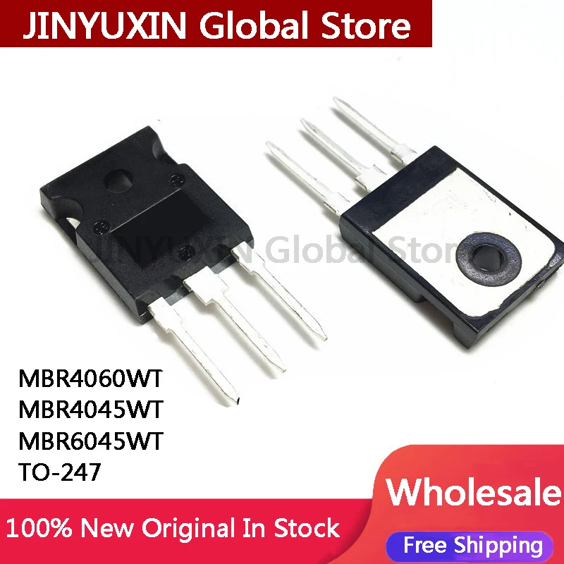 10 قطعة MBR4045WT MBR4060WT MBR6045WT شوتكي المعدل ديود TO-247 في المخزون بالجملة