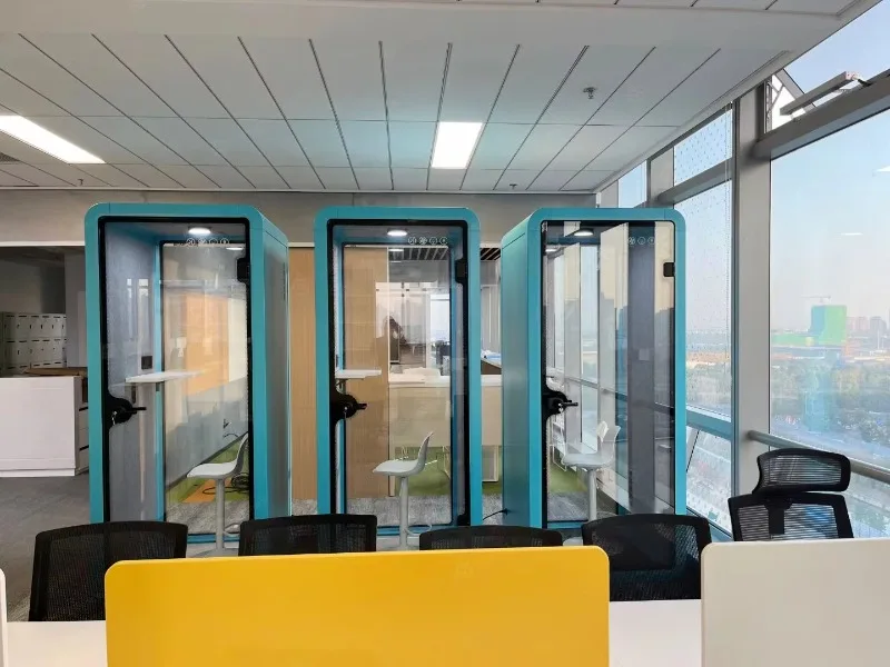 Schalldichte Kabine Moderne Umweltfreundliche Große Schalldichte Räume mit Leisen Schalldichten Lautsprechern für Privates Indoor-Büro
