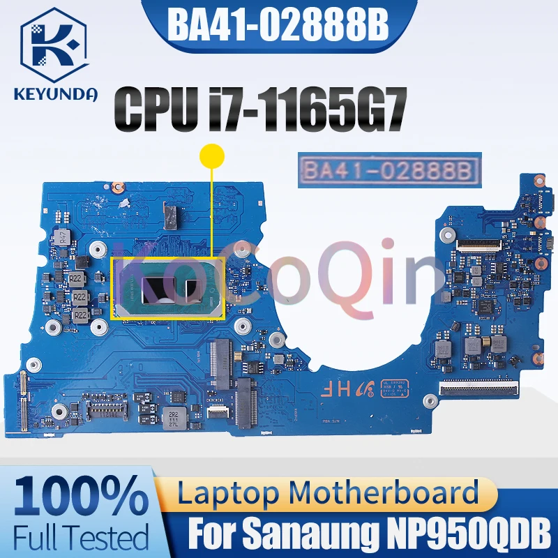 BA41-02888B For Sansung NP950QDB Notebook Mainboard SRK01 i7-1165G7 Laptop Motherboard Full Tested