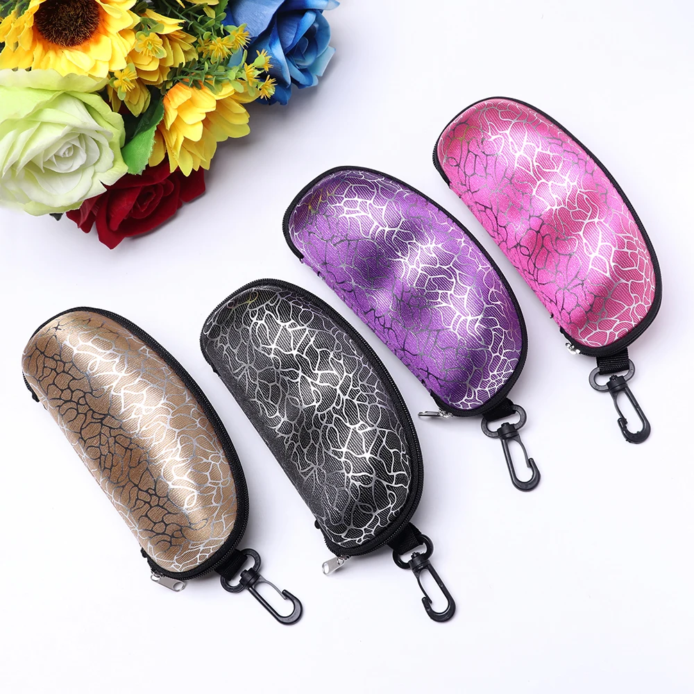 

New Glasses Storage Box Eyewear Cases Cover Sunglasses Case For Women Men Hard Travel Box with Lanyard Zipper Eyeglass Cases