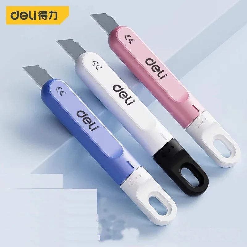 Deli Rotating Art Knife Handmade Paper Cutting Knife Express unboxing Art Student Dedicated Mini Multi functional Utility Knife