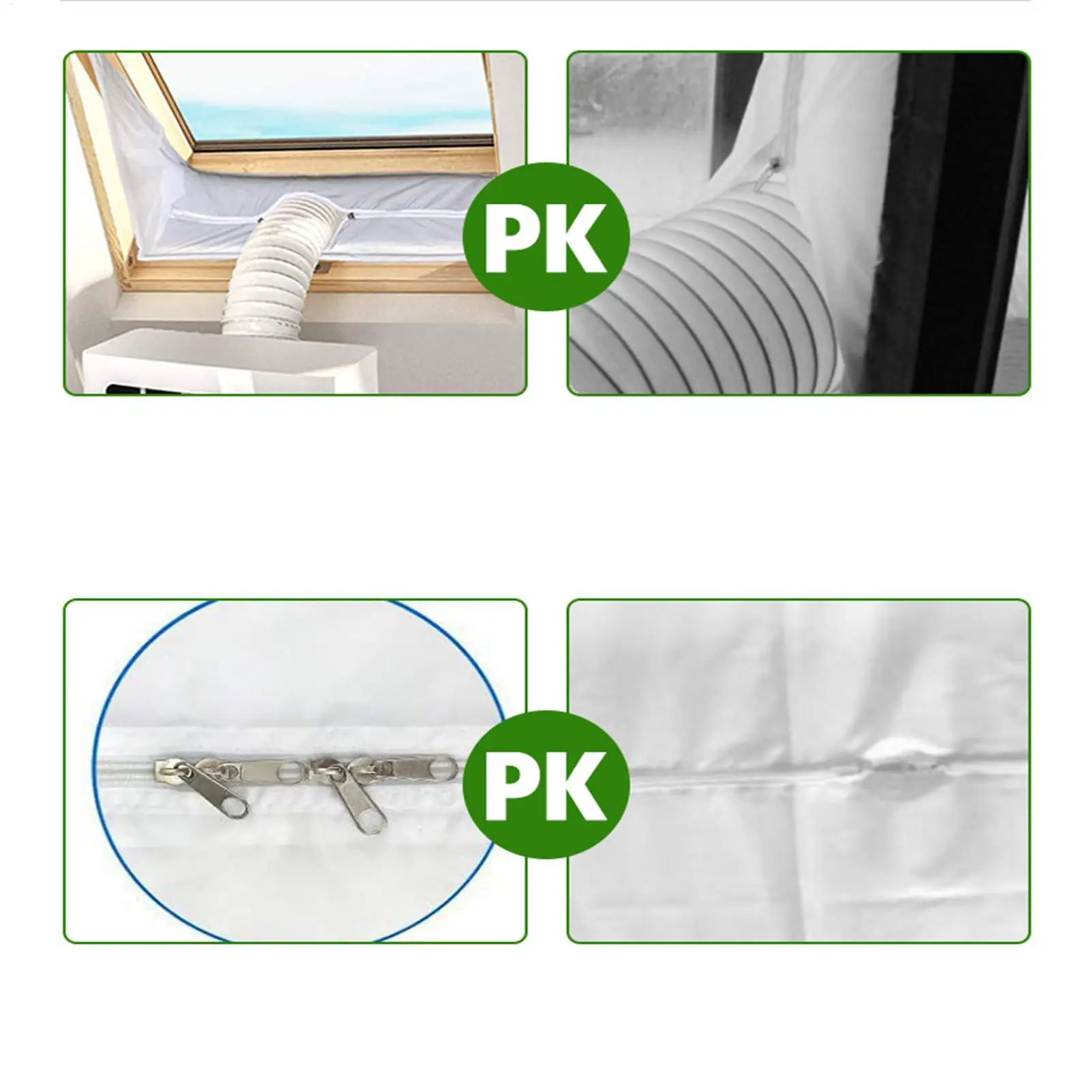 Portable Air Conditioner Window Kit Portable AC Sealing Exhaust Accessories Mobile Air Conditioning Vent Cloth For Home