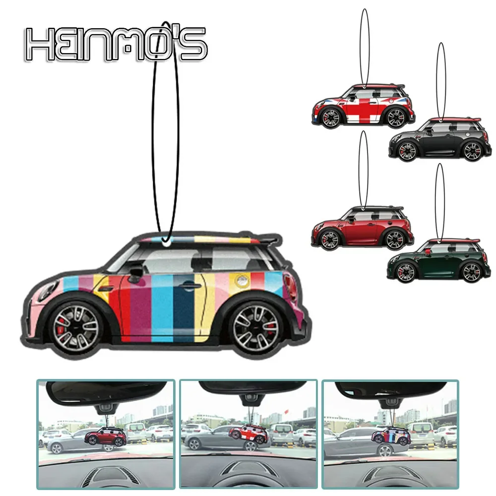 Car Model Aromatherapy Pendant For MINI Cooper F55 F56 R55 R56 F60 Interior Decorate Sticker Car Model Rear View Mirror Pendant