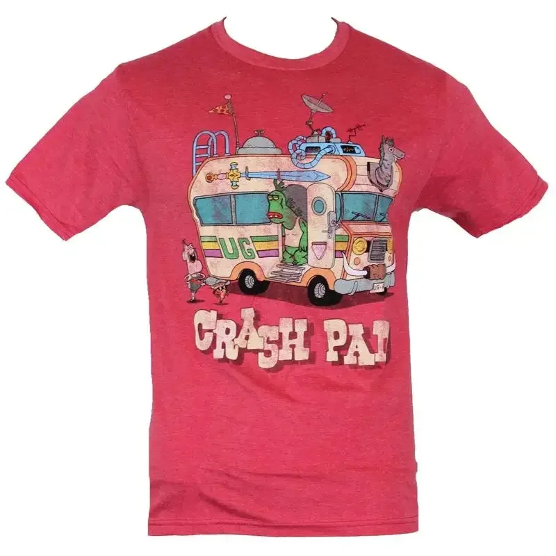 Camiseta nueva para adultos de Uncle Grampa, diseño de Crash Pad, impresionante imagen de RV desgastada
