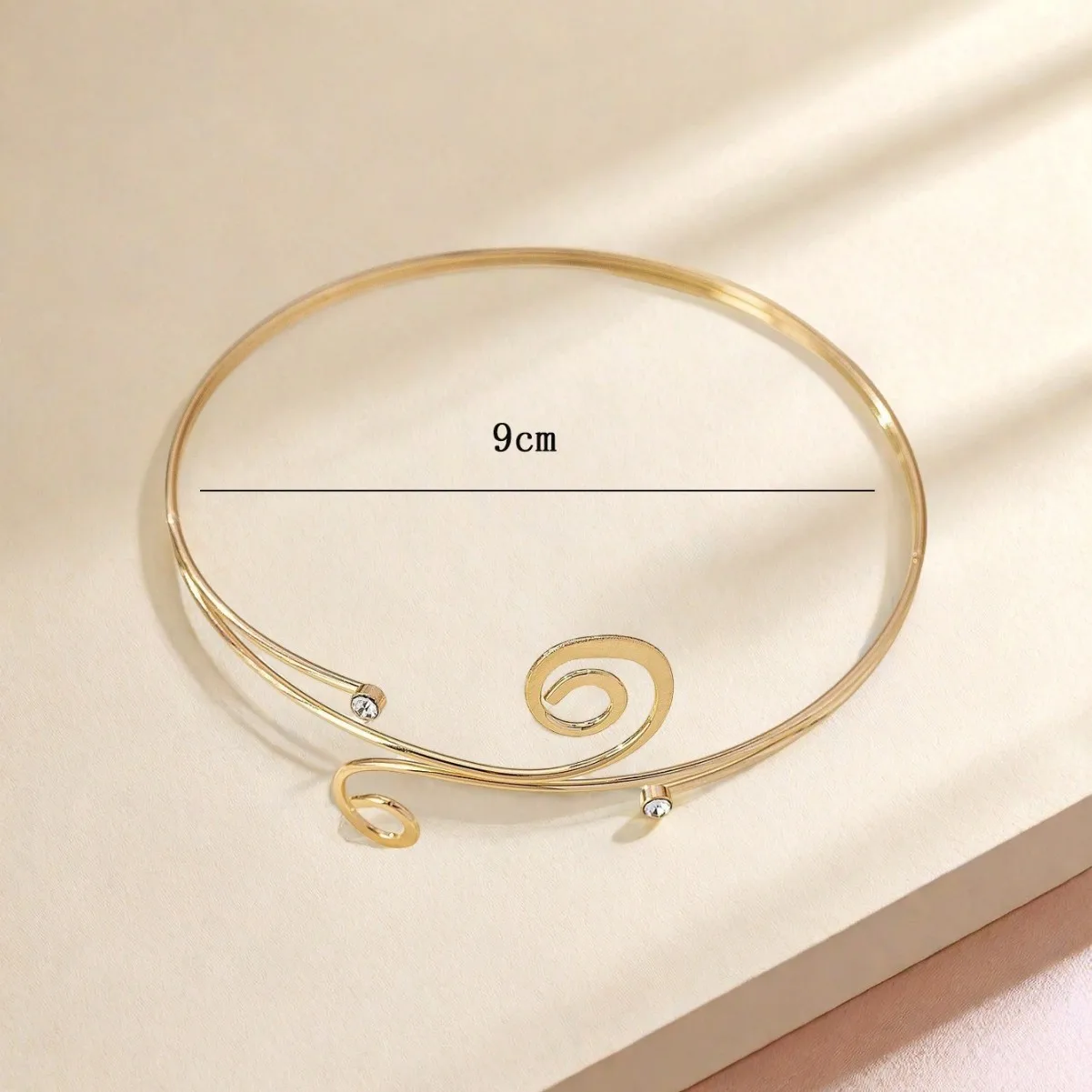 1 piece fashionable personality exaggerated irregular music note pattern hollow arm ring women's versatile upper arm bracelet