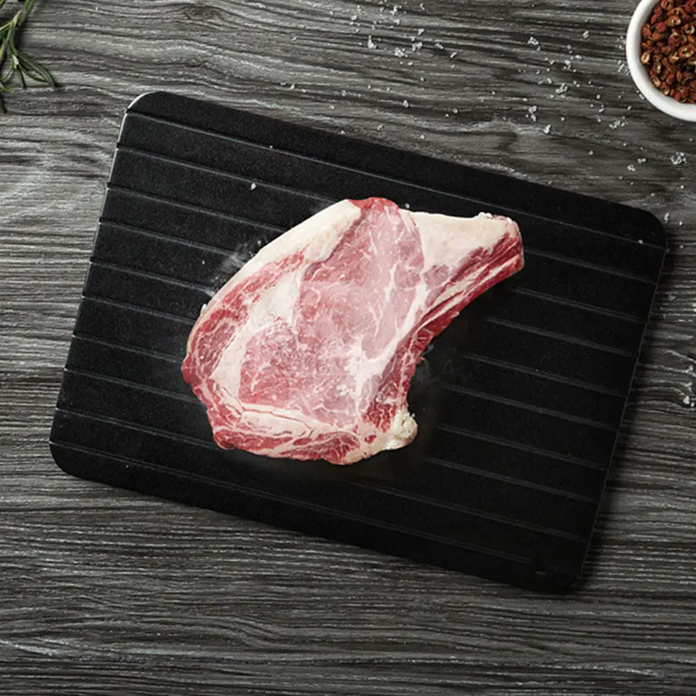 Defrost Tray Meat Thawing Board Fast Defrosting Plate for Steak Chicken Pork Lamb Meat Rapid Thawing Tool