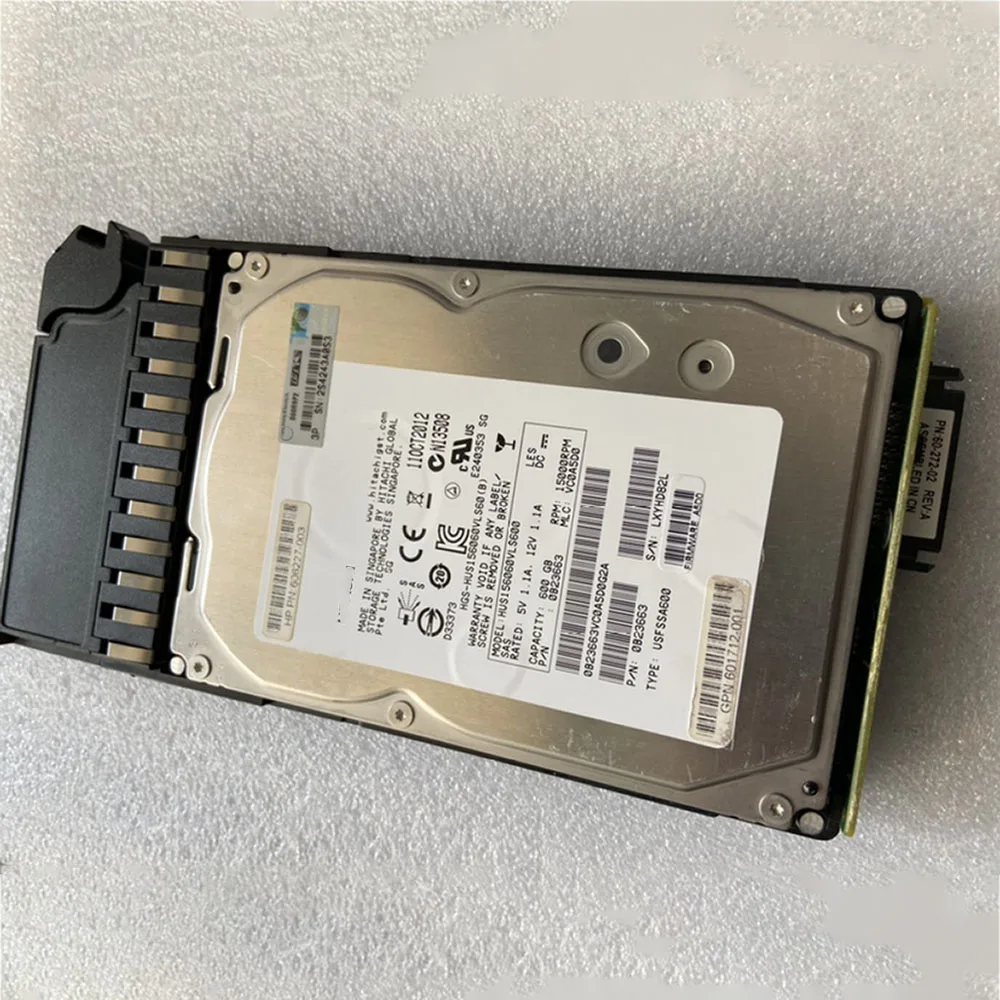 

600 ГБ для серверного жесткого диска HP 601777-001 600G 15K SAS 3.5 AP860A P2000G3