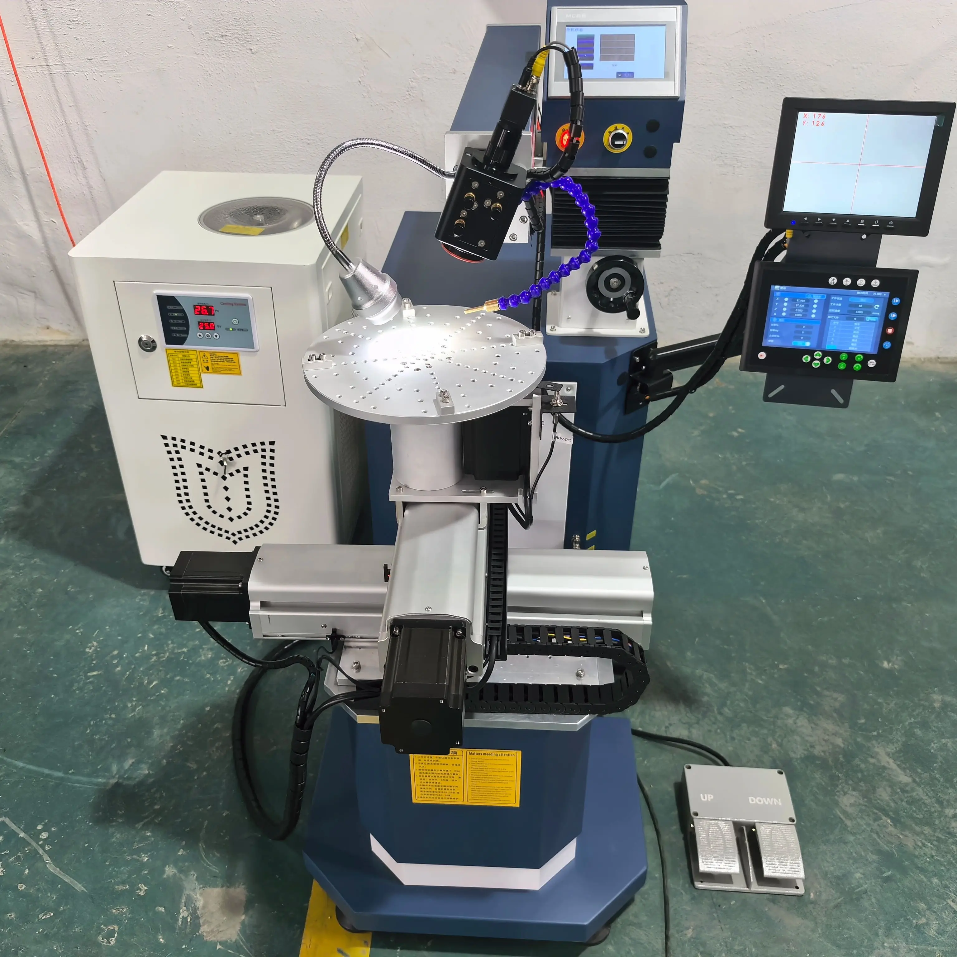 600W YAG Fiber Laser Welder High-Precision Cantilever Metal Fabrication Machine for SS CS MS Stainless Steel Welding