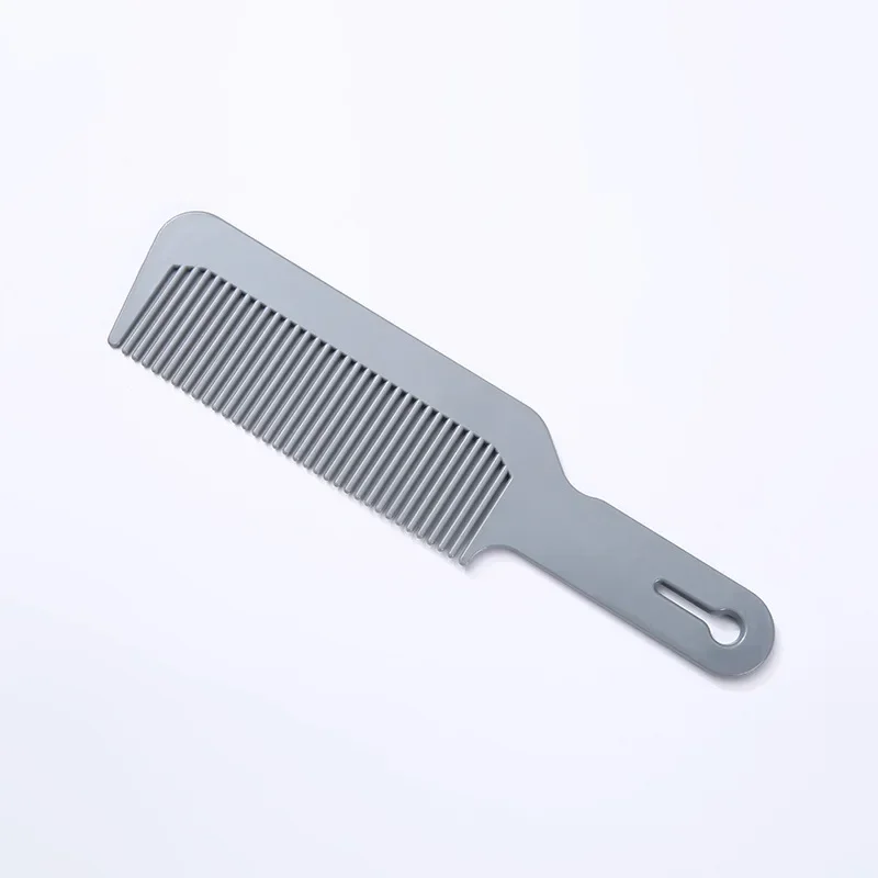 Hairdressing Comb New Multi-color Minimalist Black Plastic Haircut Comb Dense Tooth Push Edge Flat Hair Salon Styling Comb Tool