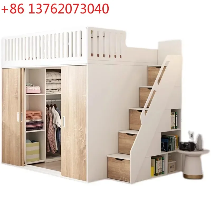 

Кровать-шкаф для малогабаритных квартир с зеркалом, встроенным гардеробом и органайзером для хранения