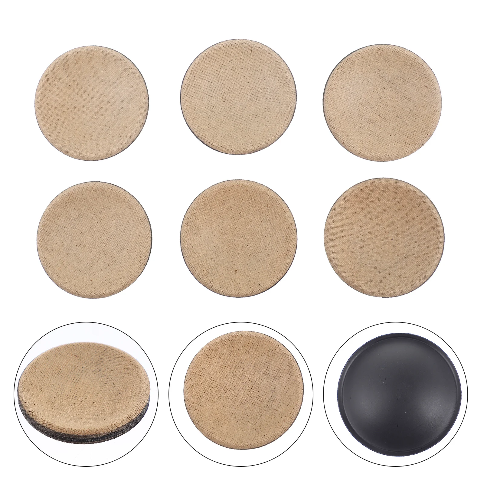 

6Pcs Speaker Caps Replacement Subwoofer Coil Cover Premium Composite Material Not Easy to Crack Exquisite Workmanship for Audio