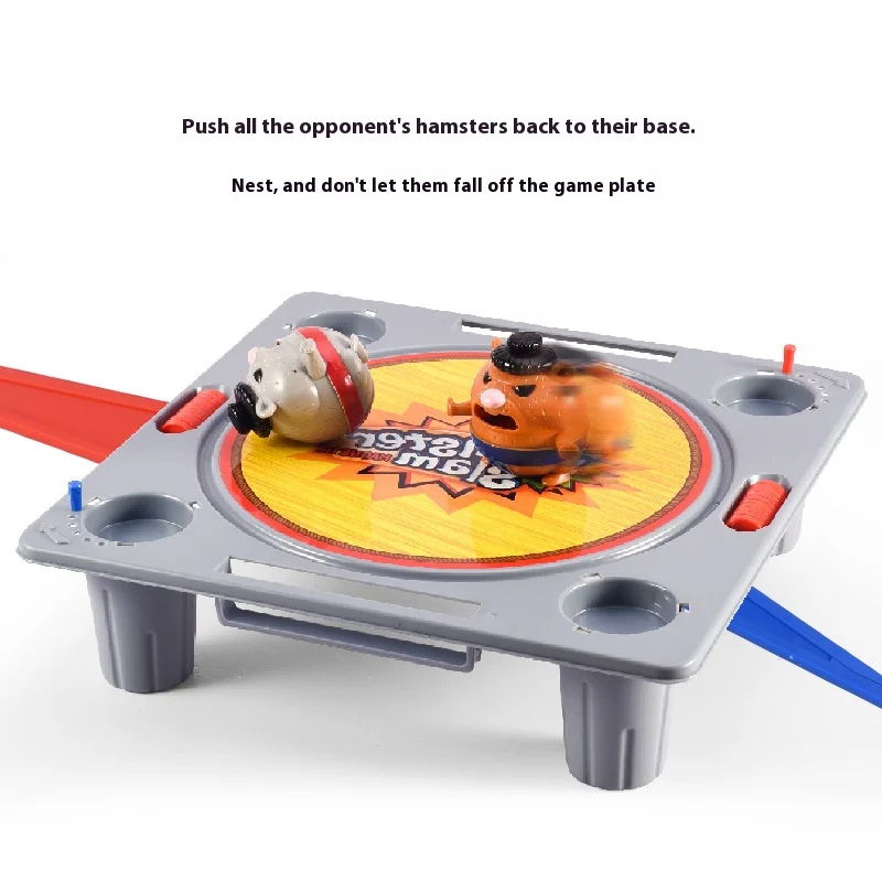 Hamster Sumo Children\'s Board Games Multiplayer Wrestling Fighting Cartoon Family Party Interactive Gathering Table Games Toys