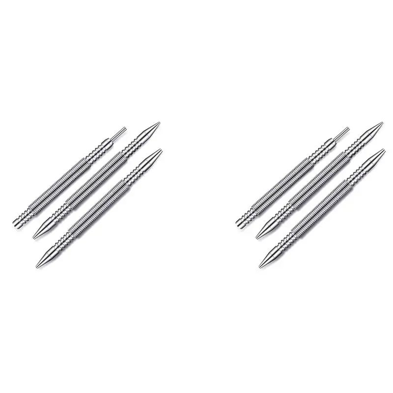 

ABBY-6 Pcs Dual Head Nail Setter And Hinge Pin Punch Set,Hammerless Spring Nail Punch Door Hinge Pin Remover Tool 5000 PSI