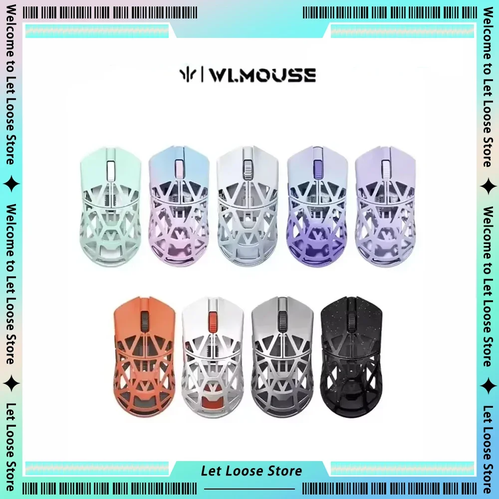 Wanling Wlmouse Beast X Mini Wireless Double-mode Lightweight Low Delay Gaming Mouse Hollow Mouse Magnesium Alloy Custom Mouse