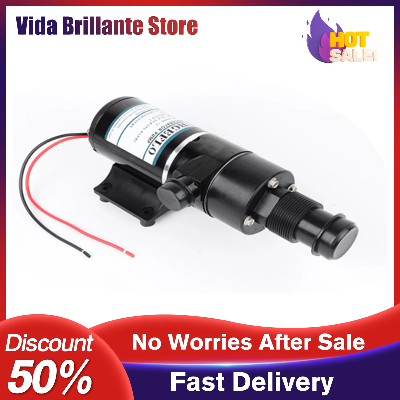 

8,45 галлонов в минуту, насос для автодома, защита от перегрева, защита от перегрузки, двойное лезвие, шлифование, тихий, 55-60 дБ, сильное всасывание, дренаж на большие расстояния