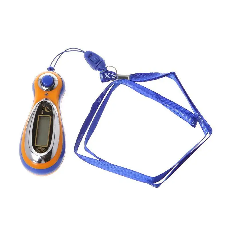 LCD Display Electronic Digital Tally Counter with Lanyards Numbers Clicker for Lap Sport for Coach School Event Q81C