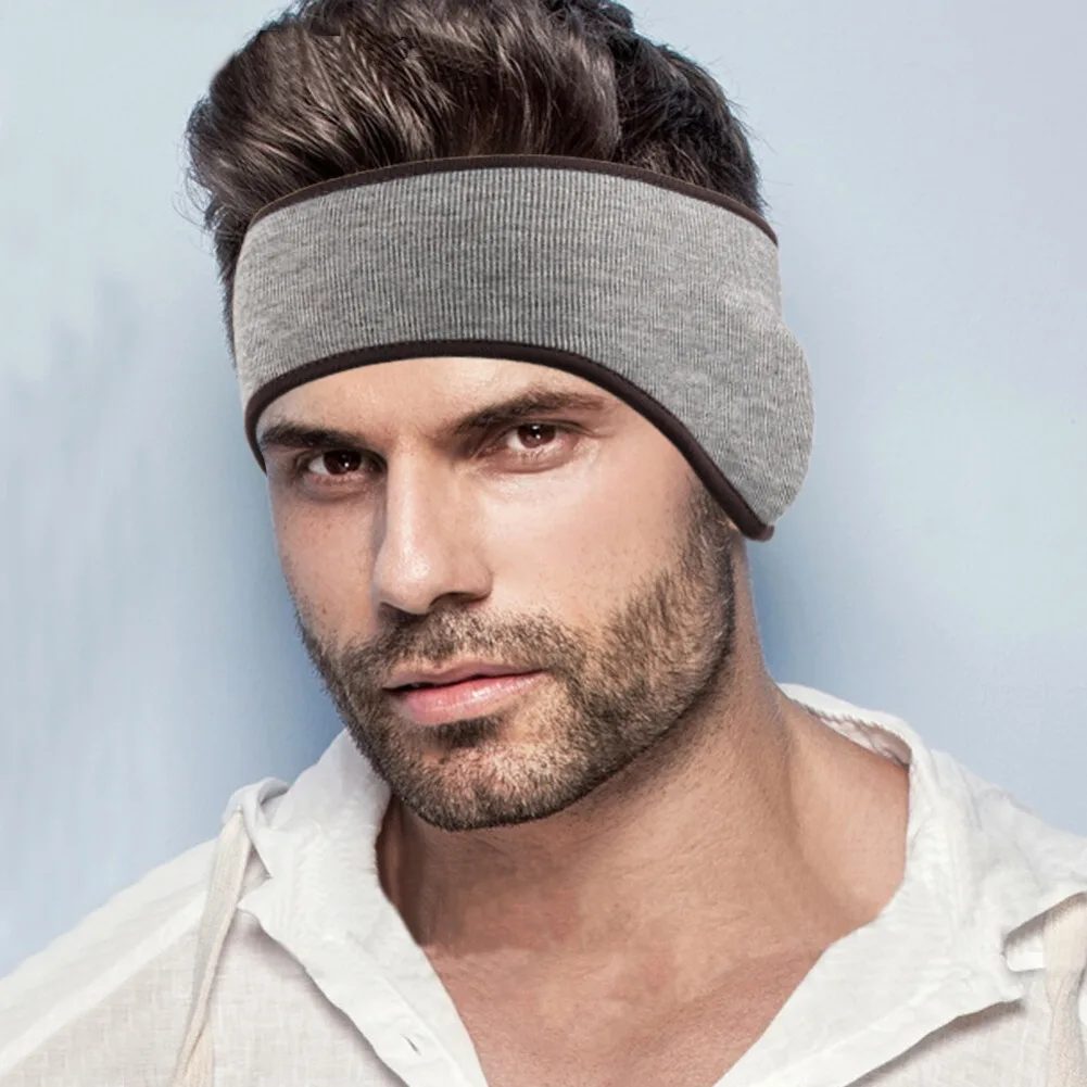 Fleece Ear Warmer Muff Winter Sports Headband Ear Muffs Headband for Men Women Running Skiing Outdoor Ear Warmer Sweatband