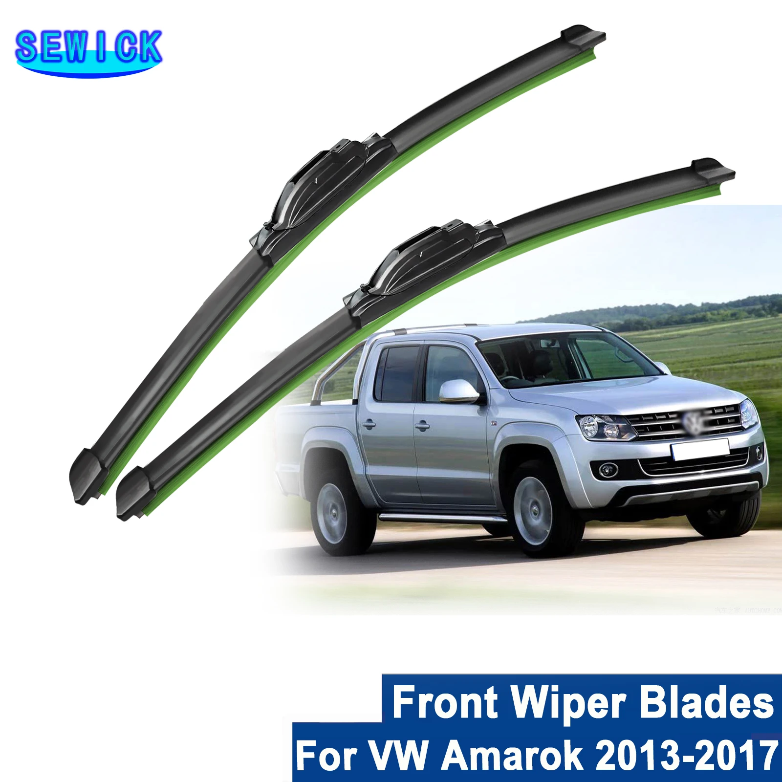 

For VW Amarok 2013-2017 Car Wiper Soft Rubber Windshield Clean Window Windscreen Auto Parts Car Rain Brushes