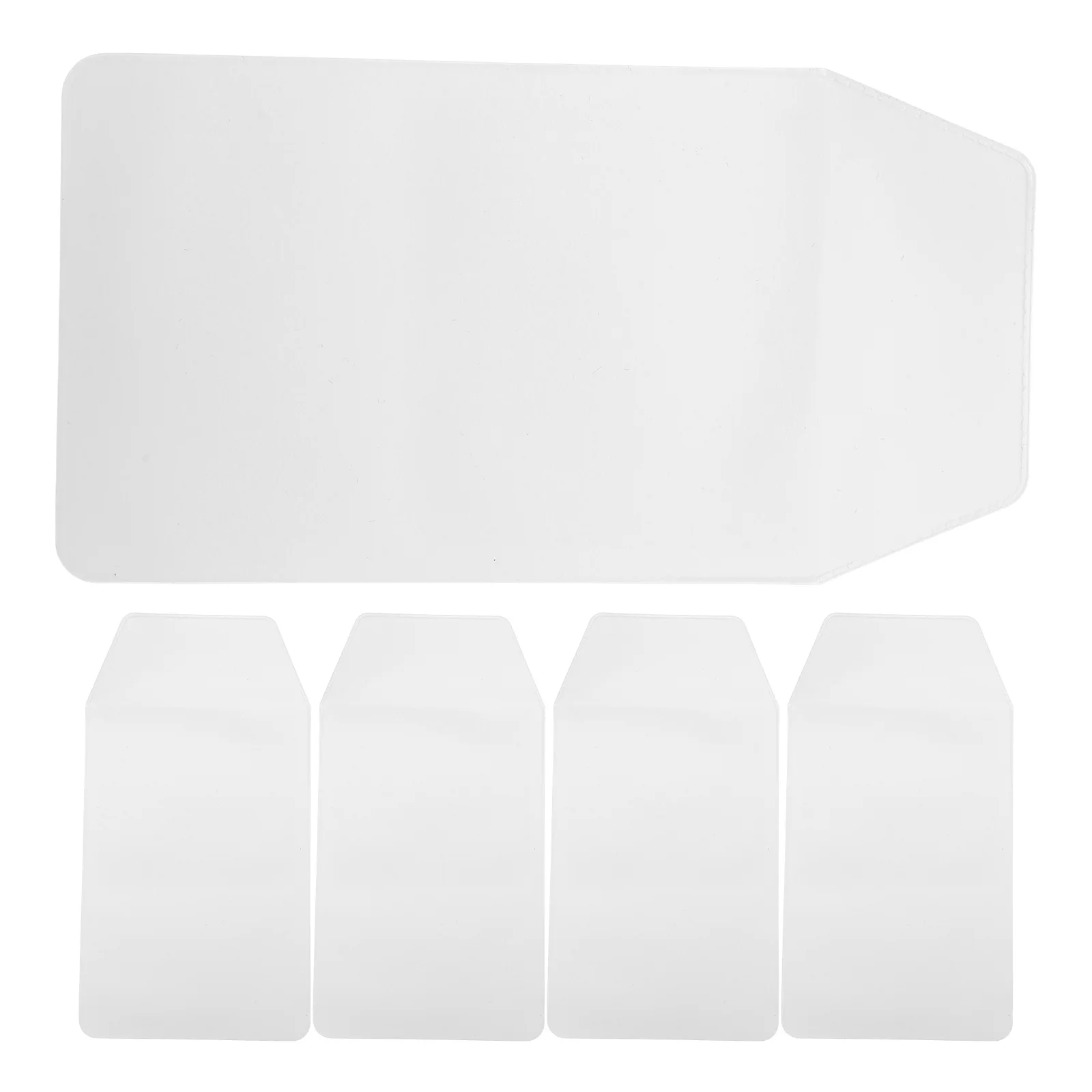 

5Pcs Pen Protector Transparent PVC Leakproof Pencil Bag Pocket Inserted Pen Pouch for Nurse Doctor Office Pocket Protector