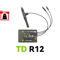 FrSky TD R12 Receiver 12chnanel with PWM SBUS FBUS or S.Port 2.4Ghz 900Mhz Receiver