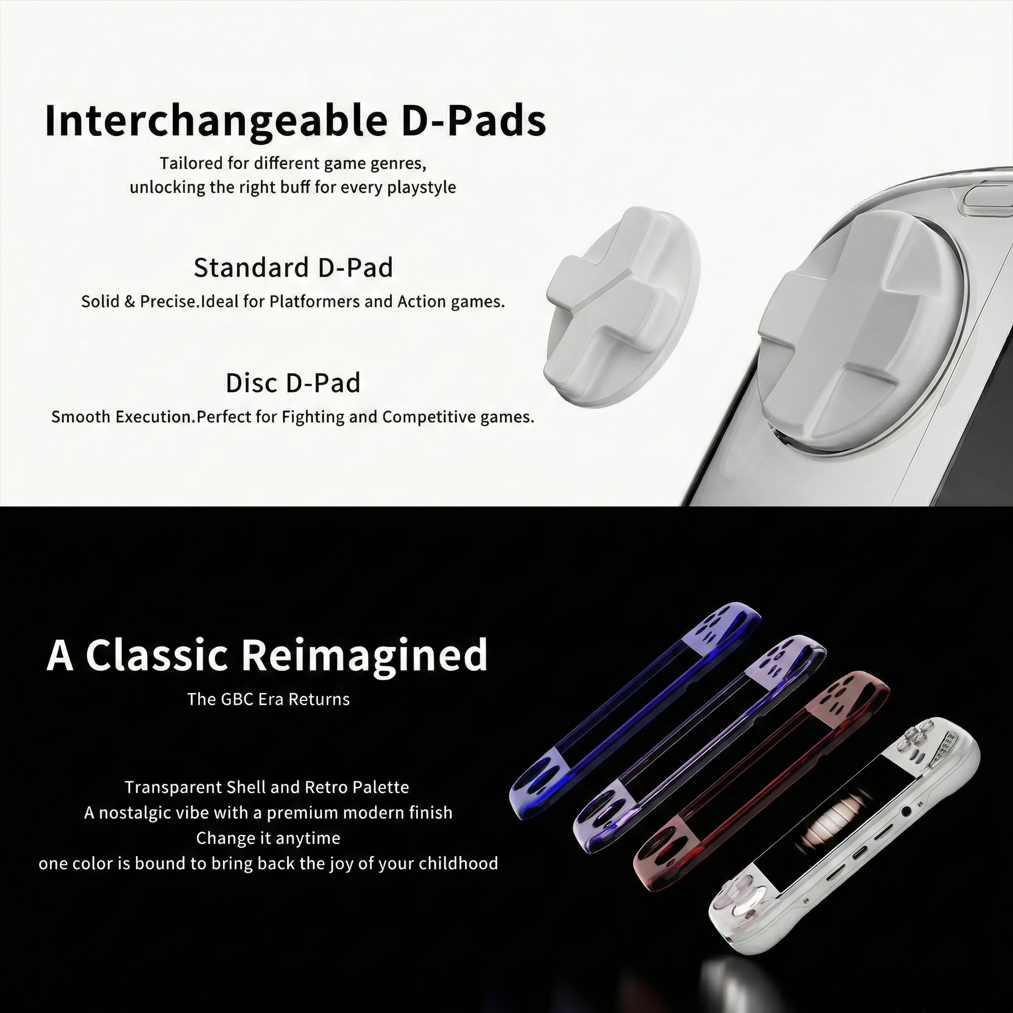 Pocket 1 Handheld Game Console - 4in IPS Screen with HD Output