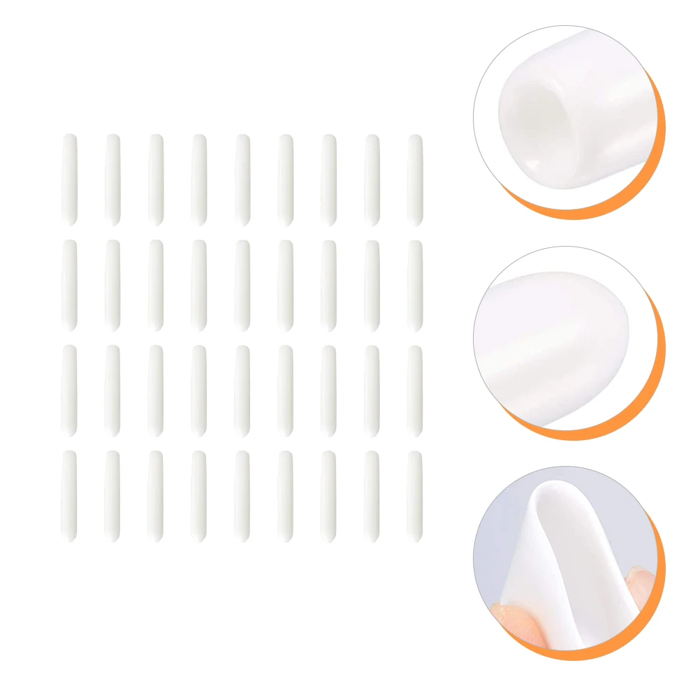 

500pcs Rubber End Caps Cover For Metal Chairs Durable Flexible Pvc Round Screw Thread Protectors Tubing Tip Caps