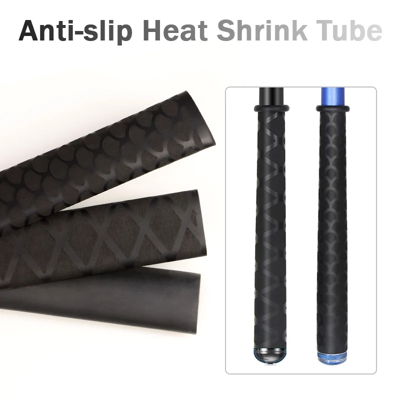 

1/1.6m Non-slip Heat Shrink Tube 15 18 20 22 25 28 30 35 40 45 50 60mm Waterproof Cover Insulated Wrap Protector for Fishing Rod
