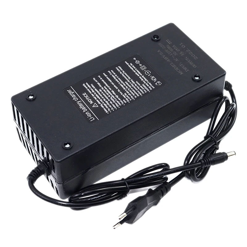 54.6V 2A/3A/5A charger 13S 48V lithium-ion battery pack charger fast intelligent charger DC: 5.5 * 2.1mm